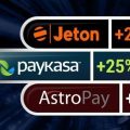 jeton, paykasa ve astropay'e %25 bonus