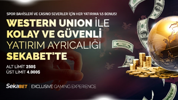 sekabet western union bonusu