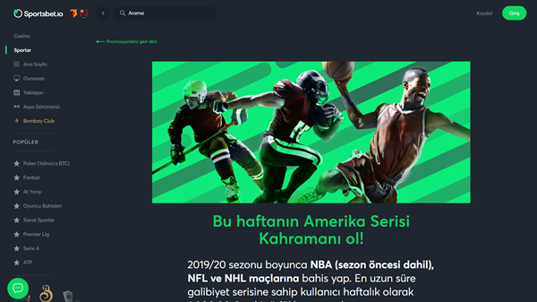 Sportsbet.io’dan Amerikan Sporlarına Özel 100 mBTC